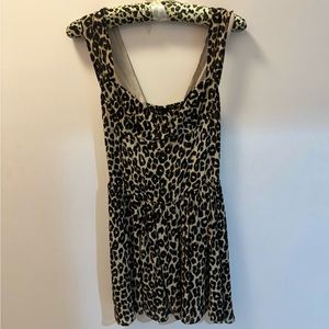 Reformation leopard dress perfect condition only worn a few times